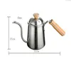 Alliage de zinc Café Bouilloire Pot Long Manche Goutte À Goutte Expresso Maker Pichet Café Lait Mousse Thé Percolateur Théière 210423