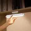 Lampada da scrivania a sospensione a luce notturna magnetica Lampade da tavolo a LED Luci di cabina dimmerabili continue ricaricabili per armadio Guardaroba Sfondo Balcone Atmosfera