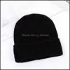 Beanie/Skl Caps Hats & Hats, Scarves Gloves Fashion Accessories Women Winter Hat Knitted Beanie Cashmere For Cap Autumn Rabbit Fur Ladies So