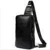Hochwertige handgemachte Mode für Männer Schultertasche Umhängetasche Messenger Bags 4 Farben im Freien Frauen Hüfttasche Brust 0018