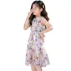 Sukienki dla dziewcząt motyl wzór impreza Dress Est Dzieci Letnie Ubrania Dziewczyna 6 8 10 12 14 210527