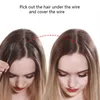 Sarla Bez klipu Halo Hair Extension Ombre Syntetyczne sztuczne naturalne fałszywe Fałszywe Fałsz od dłuższej prostej Blondynka do włosów dla kobiet 2206186186