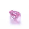 Vente en gros de pierres précieuses en vrac couleur rose coupe princesse GRA certifié 3EX diamant Moissanite synthétique H1015