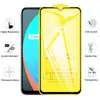 غطاء كامل 9D 21d الزجاج المقسى حامي الشاشة AB الغراء ل OPPO Realme 8 Pro C21 A54 5G A74 A94 A53 A73 200 قطعة / الوحدة