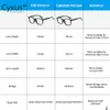 Cyxus Filtro Luce Blu Occhiali per Computer Uomo Anti Affaticamento degli Occhi UV Trasparente Lente PC TR90 Telaio per Le Donne Aggiornamento Occhiali da Vista 8182