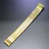 Watch Bands Way Deng - Women Men Golden Stainsal Stail Stefible Watchband Band Band Sbracelet Cuff Bangle 18mm 20 mm Y095300B