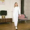 Günlük Elbiseler Kapşonlu Uzun Kollu Düz Kadın Ev Temel Katı Gevşek Cepler Eğlence Elbise 2021 Kış Hamile