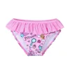 Baohulu Cartoon Princess Toddler Costumi da bagno per bambini Upf50 + Maniche lunghe Bambini 2 pezzi Costume da bagno Ragazze Indossano Protezioni Costumi da bagno