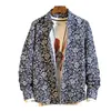 Retro Floral Printed Man Casual Shirts Fashion Classic Men Dress Shirt Breathable Men's Long Sleeve Brand Clothing Slee