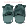 Pantofole CBJSHO Cute Winter Uomo Donna Warm Home House Femmina Indoor Peluche Soft Animal Fluffy Slipper