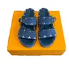 Pantofole da donna in velluto a coste con suola spessa in due colori con plateau impermeabile, confezione completa, taglie 35-41