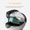 Motocykl Helmets Obiektyw Rainspondoodporny 1 * Film anty-olejowy Hełm uniwersalny