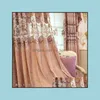 Curtain Window Treatments Home Textiles & Garden European Romantic Flowers Born S For Living Room Bedroom Frame Blind Wedding Luxury J0727 D