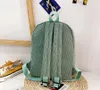 DHL50pcs Backpack Women Corduroy Large Capacity Sport School Bag Mix Color