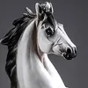 Nordic Resina Cavallo Statua Decorazione Soggiorno Ornamento Animale Figura Home Decor Scultura Arte Moderna Art Giardino Accessori Decorazioni