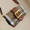 Luxurys Tasarımcılar Çanta Kadın Crossbody Çanta Messenger Çanta Çift Tokat Mueller Deri Patchwork Renkli Toka Kadın Cüzdanı