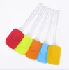 Raspador Cozinha Silicone Creme Manteiga Bolo Espátula Batter Escova Manteiga Misturador Bolo Escovas De Baking Tool Kitchenware Free