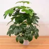 68-56CM Artificial Banyan Tree Branch Green Plastic Plants Indoor And Outdoor Beautification el Office Balcony Home Decoratio 210624