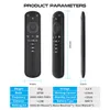 G50S Il più nuovo giroscopio wireless Fly Air Mouse 2.4G Telecomando vocale intelligente per X96 Mini H96 MAX X3 PRO Android TV Box