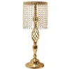 70 cm Strass Candélabre De Mariage Élégant Bougeoir Jolie Table Pièce Maîtresse Vase Stand Cristal Chandelier De Mariage-Décor SN3223