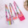 Sensory Bubble Bretelle Shoulder Bag Cellphone Straps Finger Push Phone Pouch Case Change Coin Purse Unicorn ping Toys for Girls Kids5633062