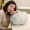 3080cm Squishy Seal Soft Plush Chubby Sea Dog Stuffed Aquatic Animal Doll Comforting Kids Birthday Gift White Grey