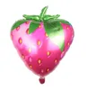 200PCS / Lot 72x58cm Cartoon Strawberry Balloons Folie Ballong Födelsedagsfest Bröllopsdekoration Tillbehör Kids Classic Toy