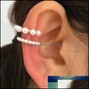 Öron Manschett Örhängen Smycken Bohemian Crystal Rhinestone För Kvinnor Ingen Piercing Wrap Stud Clip Girl Trendy Bijoux Drop Leverans 2021 Bmoyi