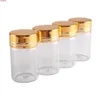 24 pieces 20ml 30*50mm Empty Glass Bottles with Golden Caps Transparent Perfume Spice Bottlesgoods