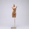 Hoogwaardige 97cm Gouden Model Vrouwelijke Ondergoed Naaien Mannequin Doll Dummy Window Display Props Badpak Verzameld BH Half Body No Base D357