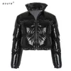 Woman Parkas Female Puffer Down Jacket Winter Quilted Bubble Coat Chaqueta Mujer Clothing Femme Windbreaker Outerwear A20666T 210712