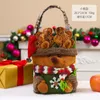 28.5*23cm Christmas Decorations Candy Bag Santa Claus Elk Doll Cloth Tote Bag Ornaments Decorations