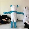 Performance Panda Bleu Costume De Mascotte Halloween Noël Fantaisie Fête Personnage De Dessin Animé Tenue Costume Adulte Femmes Hommes Robe Carnaval Unisexe Adultes