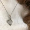 Pendant Necklaces Classic Natural Moonstone Necklace Pendants Jewelry For Women Party Valentine Day Gifts With Chain