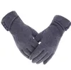 Gants d'hiver autres vêtements à la mode chaud écran tactile mitaines thermiques coton peluche fourrure doublé coupe-vent pour femmes filles