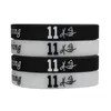 10 piezas de pulseras de silicona Sport for Kids Basketball Players Bracelets Men Fitness Bands3550007