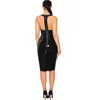 Plus Size Sexy Backless PVC Leather Dress Back Zip Bodycon Black Red Wet Look Latex Party Club Midi Vestidos 6XL