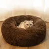 Super Soft Dog Bed Plush Cat Mat S для больших S Labradors House Round Cushion Cushion Pet аксессуары для продукта 210924