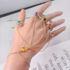 Bangle Power Glove Gauntlet Bracelets Bangles Gem Stone Pulsera For Women Girls Jewelry