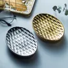 Ceramic Soap Dish Light Luxury Soap Holder Hotel Bathroom Toilet Hand Face Soap Tray