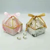 Gift Box Wedding Supplies Party Candy Box baby shower papperschokladaskar Matic Creative Bronzing förpackningar lådor 211108