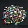 Harts lösa pärlor smycken olika färger flatback rhinestones, blandad platt tillbaka för DIY deco m, 4mm, 5mm, 6mm dropp leverans 2021 u2nve