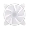 Ventilateur de refroidissement de boîtier d'ordinateur 120MM, lumière verte/bleue/RVB pour PC-couleur