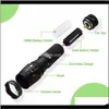 Flashlights Torches Ultra Bright T6L2 Waterproof Led Torch 5 Models Zoomable Use Battery For Camping Hunting Etc Jjvck Bzl8L