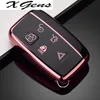 New TPU Car Key Case For Land Rover Range Rover Sport A9 Discovery 2 3 4 Sport For Jaguar XF A8 A9 X8 XE XF XFL Remote Cover257C
