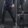 Joggers Hombres Pantalones de chándal Gimnasio Pantalones para correr Hombres Fitness Culturismo Jogging Cremallera Pantalones Hombres Drak22