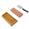 Pietra per affilare coltelli Premium Whetstone 2 Side Grit 1000/6000 Waterstone Affilacoltelli con base in bambù antiscivolo e guida angolare h2 210615