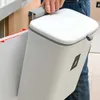 7L / 9L Настенный мусорный мусор может отходы кухонные кабинеты в кабинете дверь висит автомобиль мусор для мусора мусор