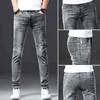 Jantour Brand Skinny Jeans Men Slim Fit Denim Joggers Stretch Male Jean Pencil Byxor Blå Mäns Mode Casual Hombre 211111