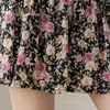 Grande taille Floral imprimé Shorts femme Vintage décontracté coréen Harajuku taille haute jambe large femmes Chic plage pantalon 210506